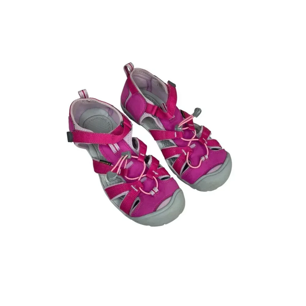 Keen Big Kids' Seacamp II CNX Water Sandal Water Shoe Very Berry/Dawn Pink Size